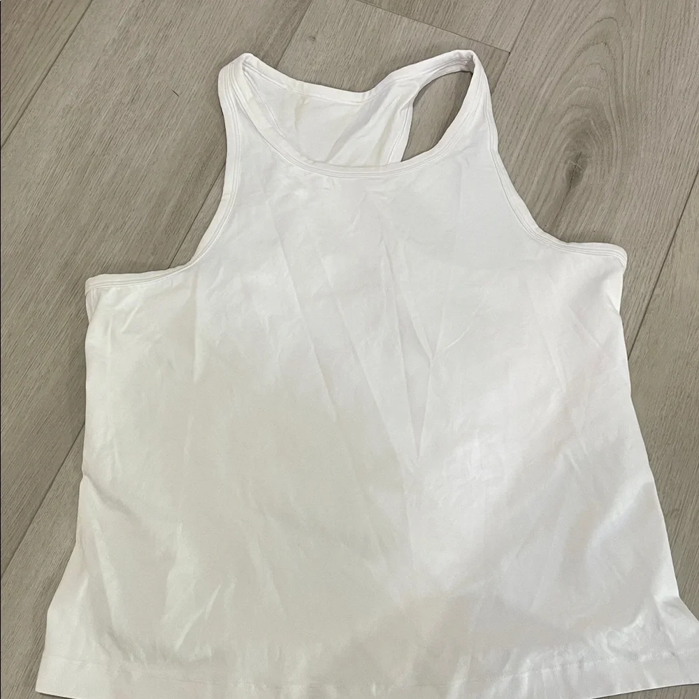 lululemon athletica White Racerback Tank - Picture 2 of 4